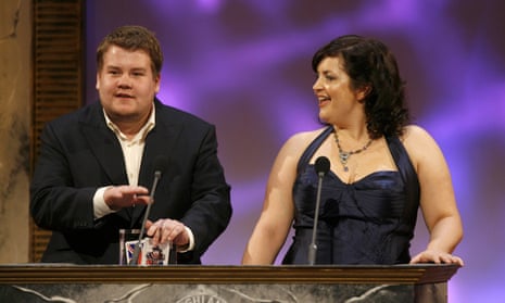 James Corden and Ruth Jones from Gavin and Stacey at the The British Comedy Awards in 2007.