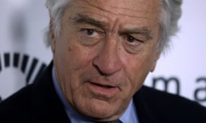 Robert De Niro arrives for the world premiere of his film The Irishman in New York this week.