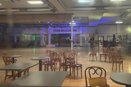 Star Ballroom Dance Studio, site of the deadly shooting, sits empty.