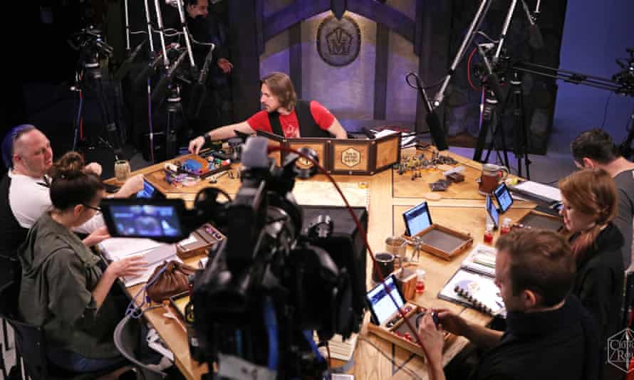 Critical Role in the studio