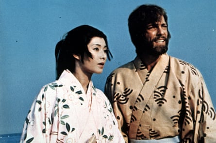 Chamberlain with Yoko Shimada in Shōgun.