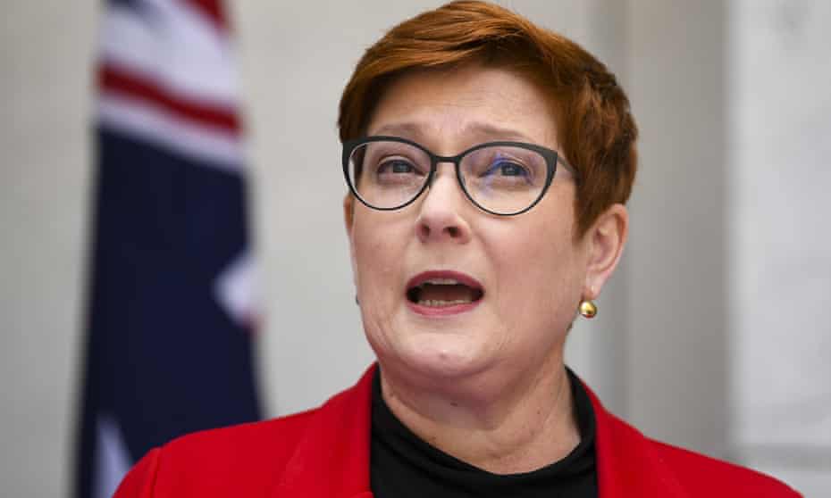 Australian foreign minister Marise Payne