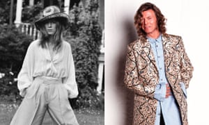 Frock coat and bippety-boppety hat: David Bowie 1971 and at Glastonbury in 2000