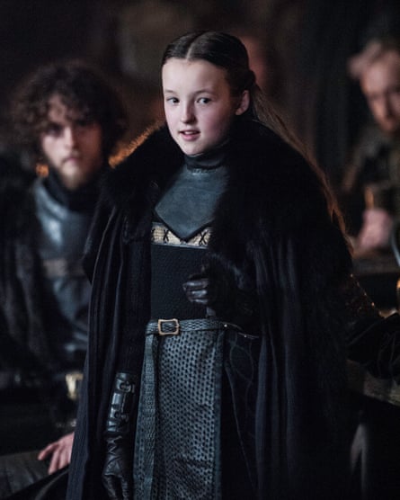 Bella Ramsey as Lady Lyanna Mormont in Game of Thrones.