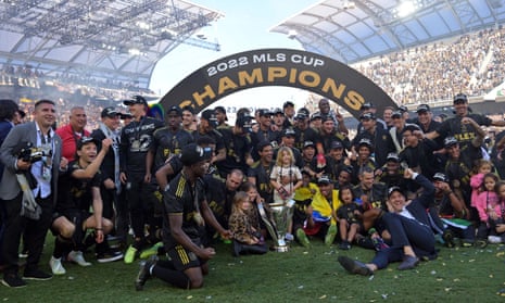 LAFC celebrate their MLS Cup victory over Philadelphia Union