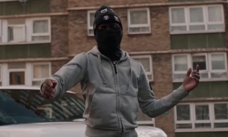 Drill rapper Rick Racks, real name Ervine Kimpalu, who has been jailed on drugs offences.