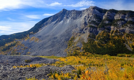 The Frank Slide was a massive rockslide that buried part of the mining town of Frank in the province of Alberta, Canada, on 29 April 1903.