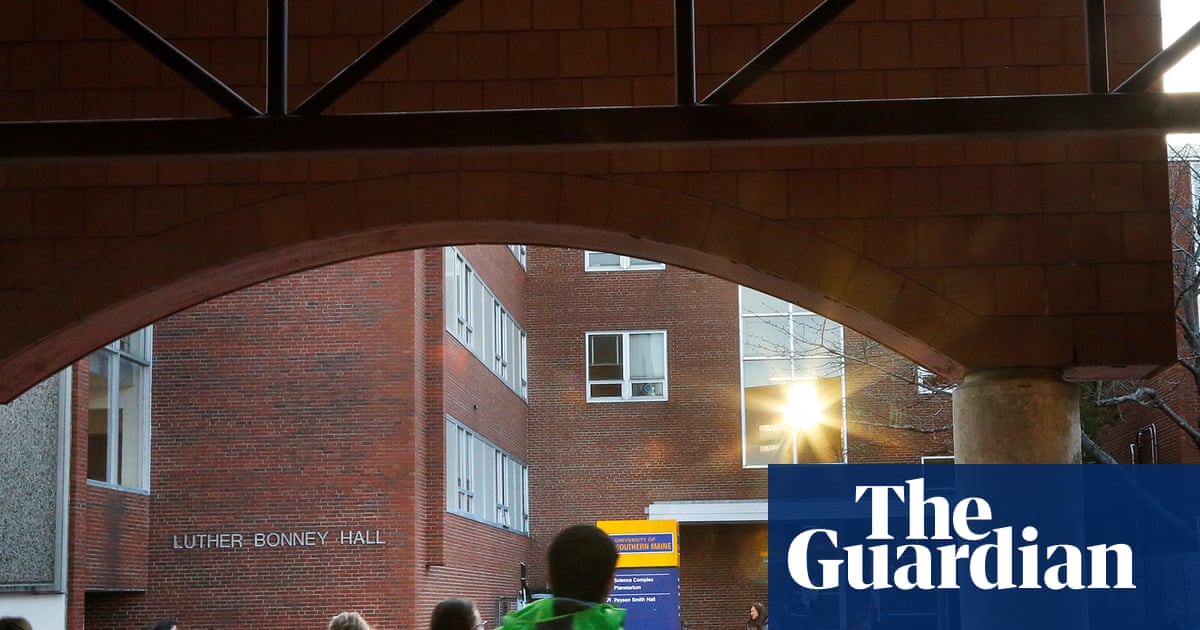 University of Southern Maine administrators bravely defending academic freedom by locking the doors and unplugging the projector.
