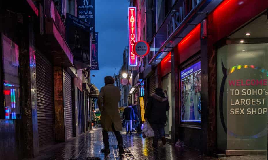 Red light district, London