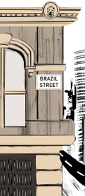 Brazil Street: You can walk down this street or past the cotton bud fountain and have no idea of their links to chattel slavery