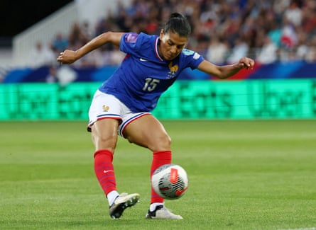 Kenza Dali in action for France in 2024