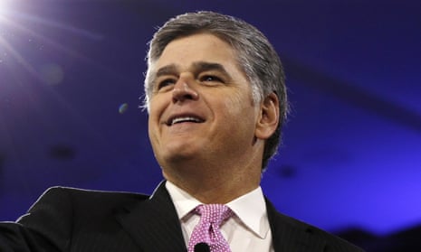 Sean Hannity appears at the Conservative Political Action Conference in Maryland in February 2016.