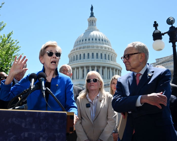 Elizabeth Warren says ‘frenzy’ of mergers under Trump could be reversed