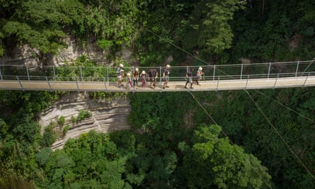 Mike Thompson’s Vanuatu zipline business is running at only 4% of its previous capacity. He fears the financial stress will tear the community’s social fabric apart.