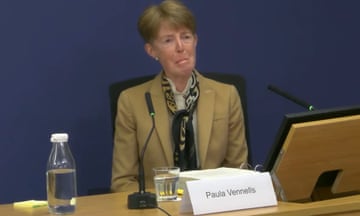 Paula Vennells at the Post Office inquiry