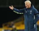 Everton’s David Moyes takes no comfort from turmoil at former club West Ham