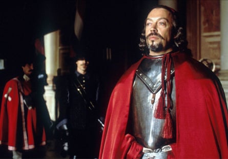 As Cardinal Richelieu in the Three Musketeers in 1993.