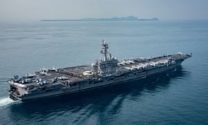USS Carl Vinson is heading towards North Korea but only after a string of misleading statements