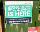 Openreach: fibra disponibile, poi dichiarata “ineconomica” a causa di ostacoli nei condotti sotterranei