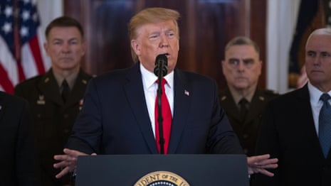 'We eliminated the world’s top terrorist,' Trump says as he imposes fresh sanctions on Iran – video