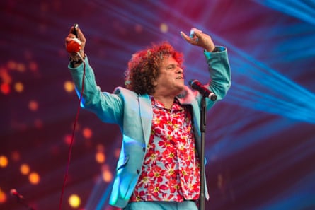 Sayer performs at Rewind South at Temple Island Meadows in Henley-on-Thames, 2016.