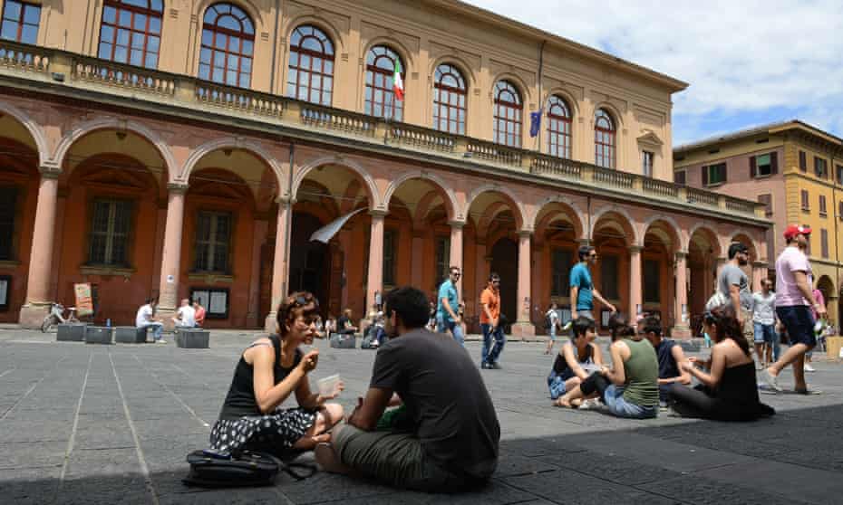 Students at Bologna University, Italy