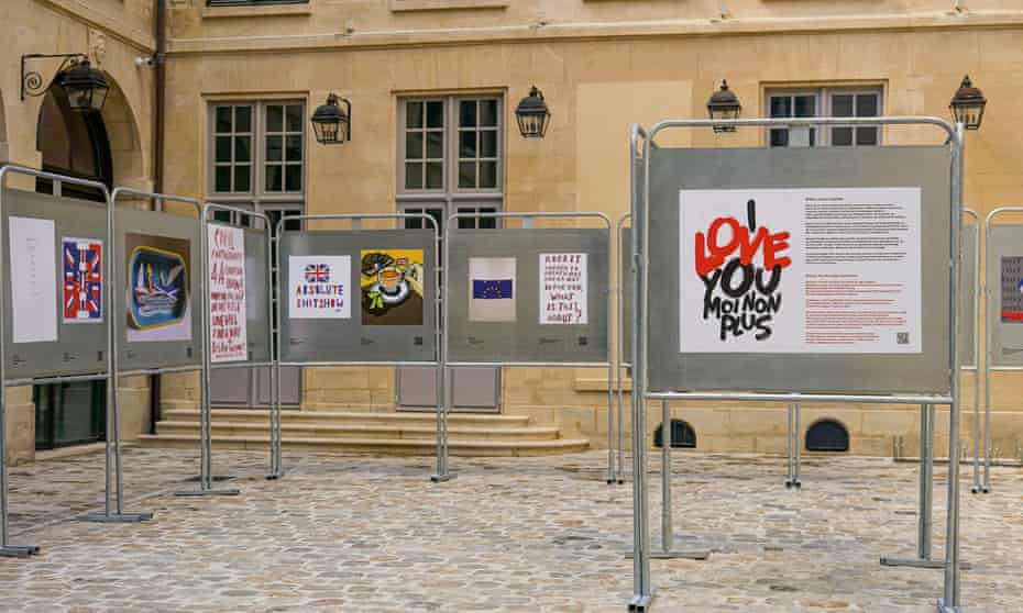Artwork on display at the Hotel du Coulanges, Paris