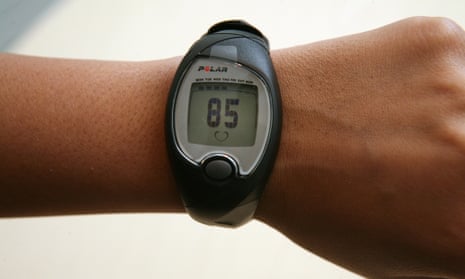 A wrist-worn heart-rate monitor