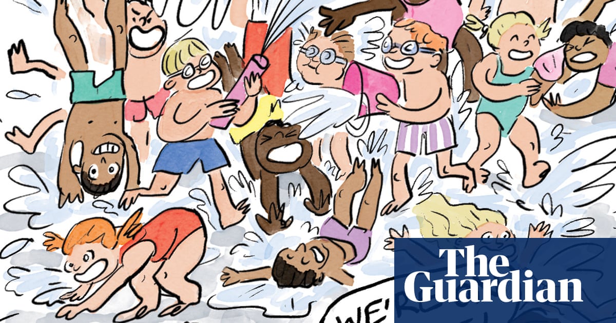 Discovering the joys of family holiday resorts: the Becky Barnicoat cartoon