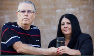 Mark Jennings and his sister Karen Selvester, from Tamworth, hold the ashes of their brothers Colin and Nigel.