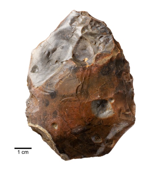 Heat-shattered handaxe