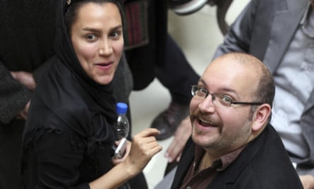 Jason Rezaian with his wife Yeganeh Salehi.