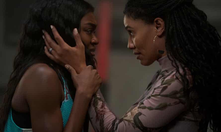 Left to right: Imani Lewis as Calliope and Aubin Wise as Talia Burns in First Kill.
