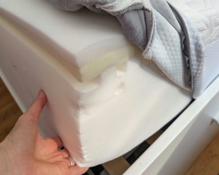 Jane Hoskyn testring the Nectar Classic mattress