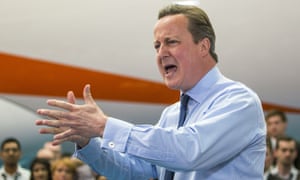 David Cameron makes the case for Remain in a speech to easyJet workers at Luton airport.