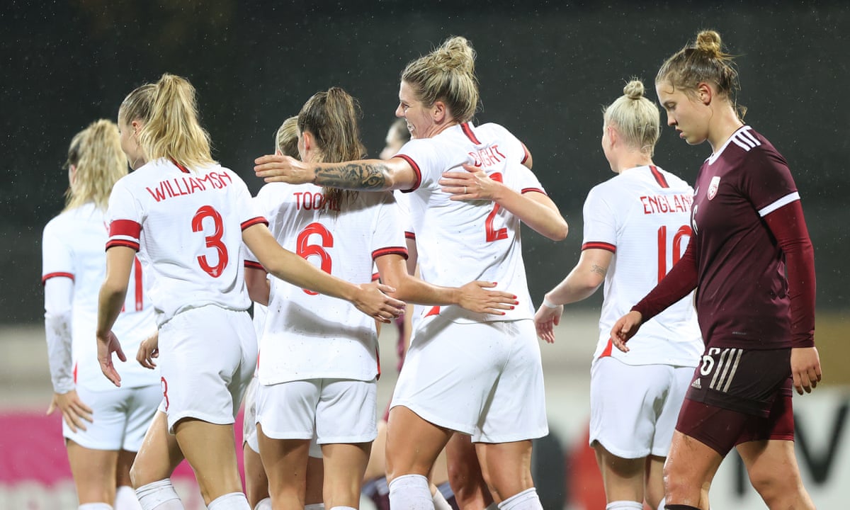latvia 0 10 england women s world cup qualifier as it happened football the guardian