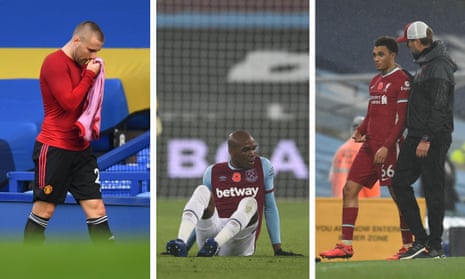 Luke Shaw, Angelo Ogbonna and Trent Alexander-Arnold joined a growing list of footballers who have suffered soft tissue injuries this season.