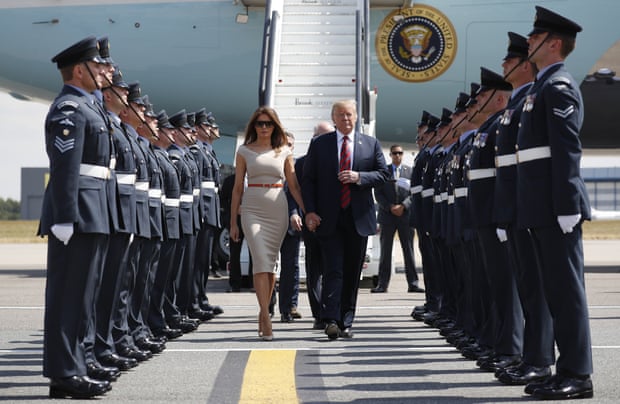 President Trump and his wife Melania