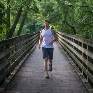 Zac trains daily