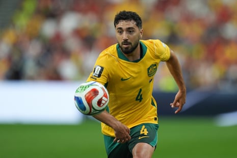 Jacob Italiano (4) of Australia in action