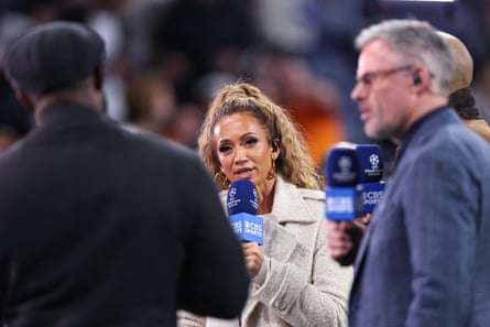 Kate Scott working for CBS.