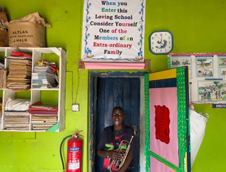 Florence Lugemwa at the Ggaba progressive school