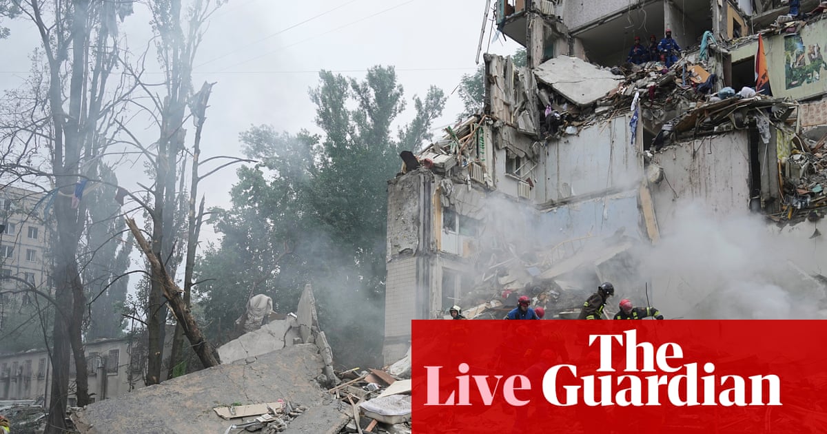 Europe live: Zelenskyy suggests need to ‘change regime’ in Russia after latest deadly attacks on Ukraine