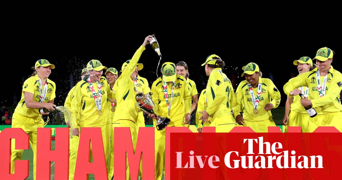 Australia beat England to win Women's Cricket World Cup as it happened