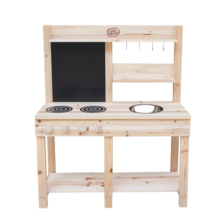 Wooden mud kitchen