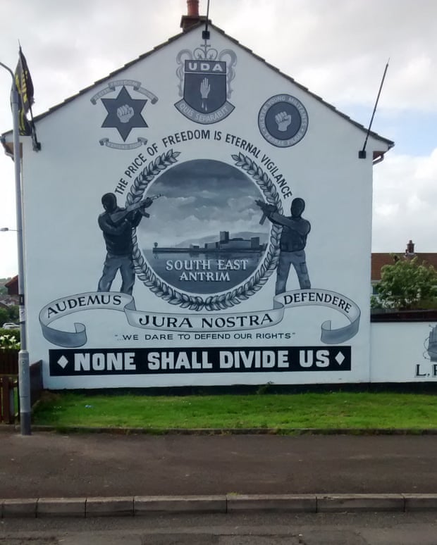 A mural about the Ulster Defence Association.