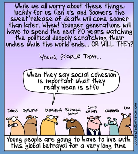 First Dog on the Moon cartoon on Youth Election 25, panel 2