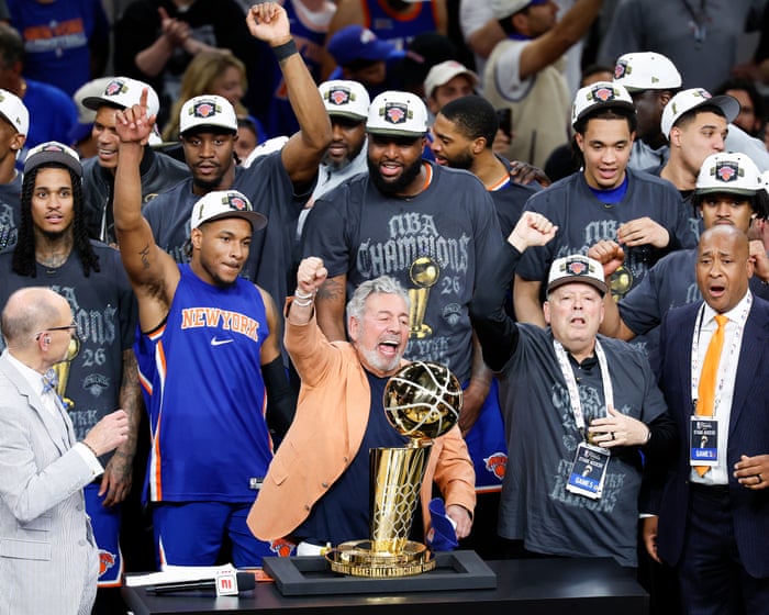 New York Knicks owner James Dolan urged players to abstain from sex during title run
