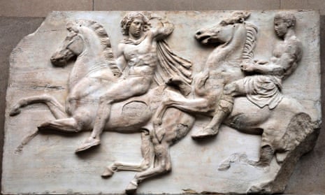 Share and share alike … a frieze from the Elgin marbles in the British Museum. 