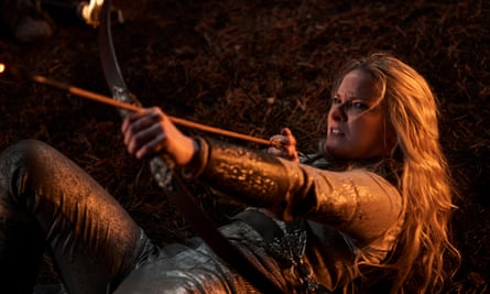 Take a bow … Morfydd Clark as Galadriel.